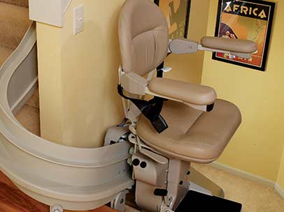 bruno elite curved stairlift