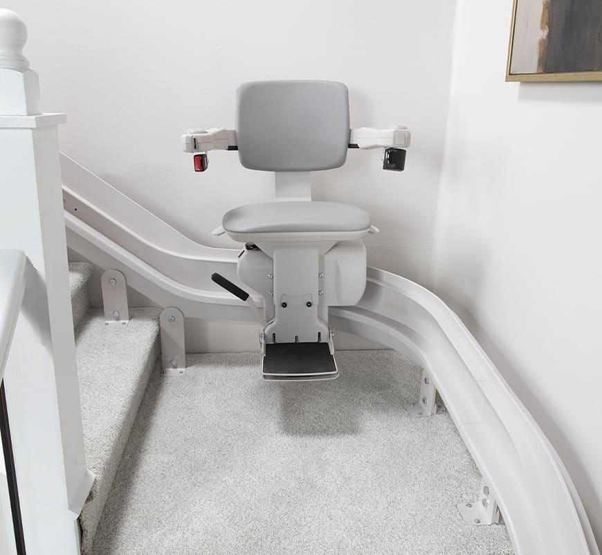 Elderly Bruno stairlifts